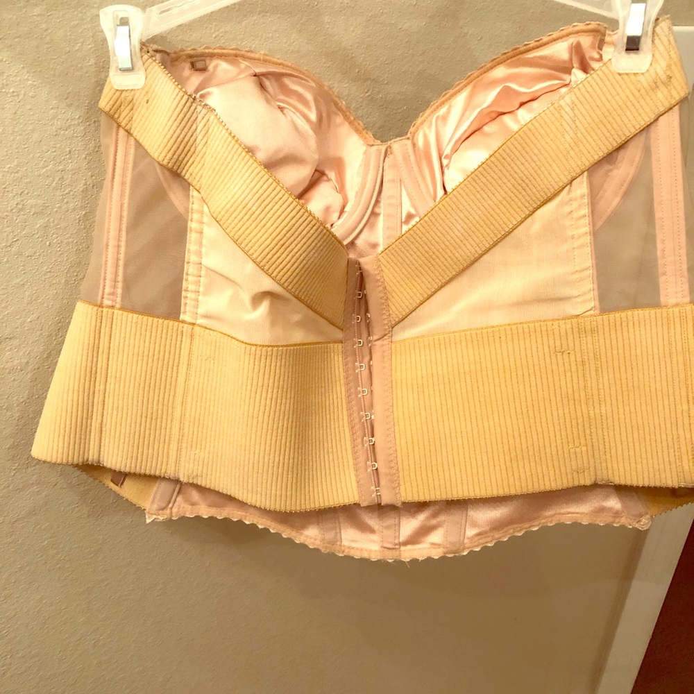 Bridal bra bustier